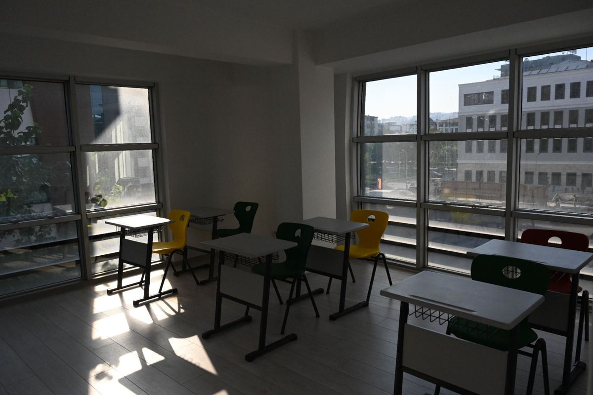 Bayraklı Artı Hedef kampüsünde sınıf